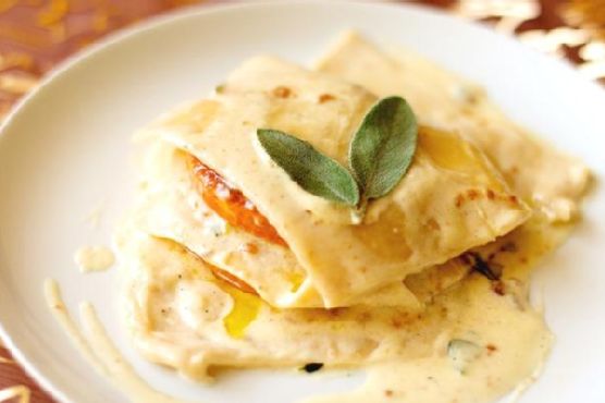 Open Ravioli With Butternut Squash and Amaretti Open Ravioli With Butternut Squash and Amaretti