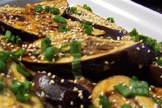 Orange Miso Eggplant