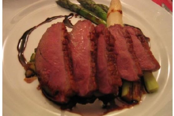 Pan-Seared Duck With Blueberry Glaze Pan-Seared Duck With Blueberry Glaze