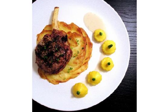 Panned Veal Chop