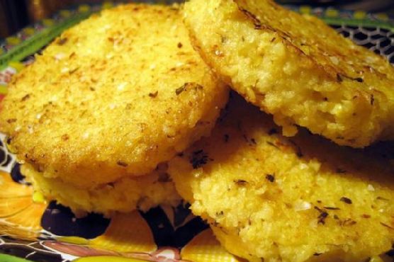 Parmesan Herb Millet Cakes