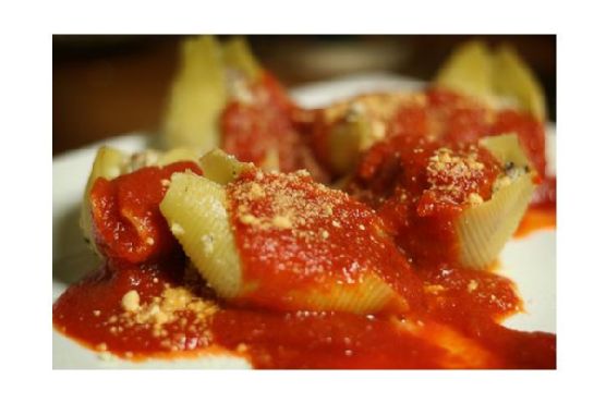 Pasta Shells With Ricotta Cheese Stuffing