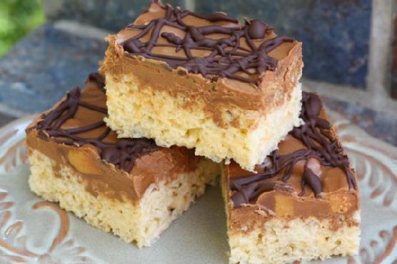 Peanut Butter Rice Krispie Treats Peanut Butter Rice Krispie Treats