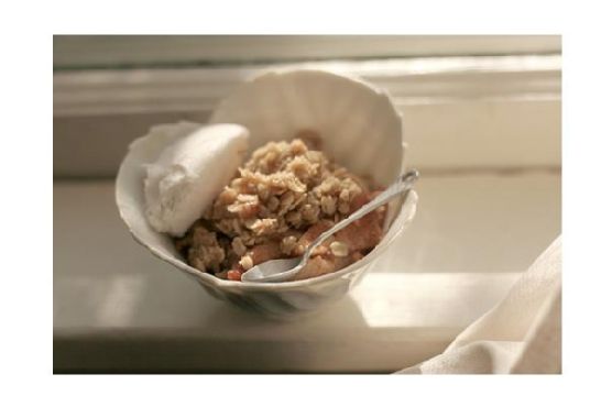 Pear and Apple Crumble
