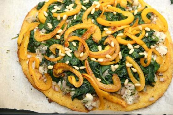 Polenta Pie With Italian Toppings Polenta Pie With Italian Toppings