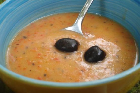 Potato Soup With Peppers and Olives Potato Soup With Peppers and Olives