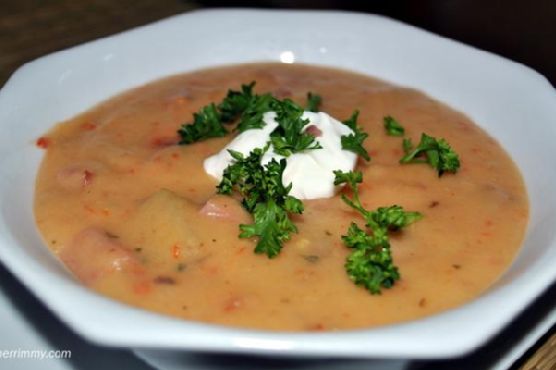 Potato Soup with Sun Dried Tomato and Ham Potato Soup with Sun Dried Tomato and Ham