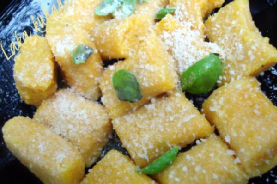 Pumpkin gnocchi with basil and Parmesan Pumpkin gnocchi with basil and Parmesan