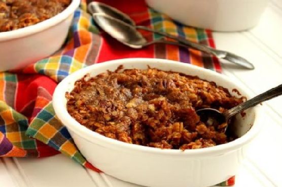 Pumpkin Praline Baked Oatmeal