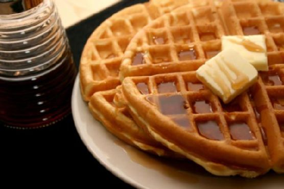 Pumpkin Spice Waffles with Walnuts
