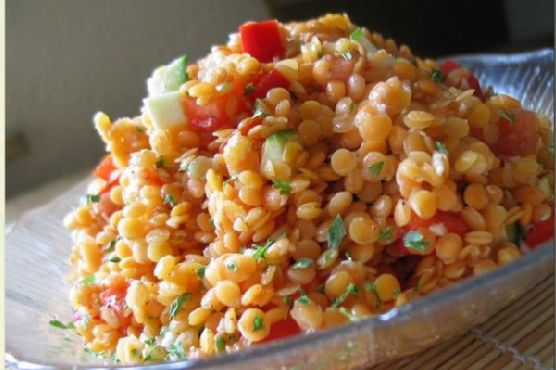 Red Lentil Salad