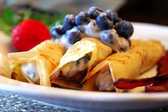 Reduced Fat Blueberry Cheesecake Crepes Reduced Fat Blueberry Cheesecake Crepes