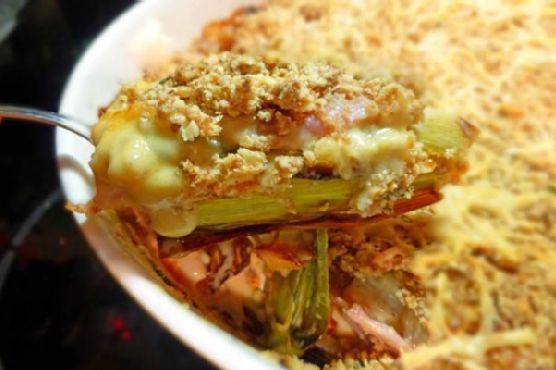Roast Vegetable, Ham and Cheese Crumble Roast Vegetable, Ham and Cheese Crumble