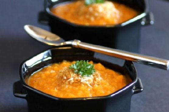Roasted Sweet Potato and Quinoa Soup
