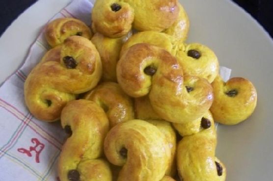 Saffron Buns - Swedish Lussebullar