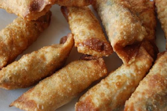 Salmon and Brown Rice Eggrolls Salmon and Brown Rice Eggrolls
