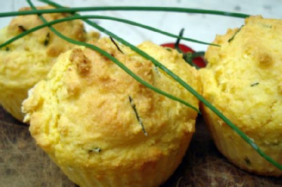 Savory corn and chives muffins Savory corn and chives muffins