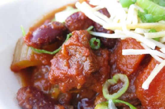 Slow Cooked Beef Chili Slow Cooked Beef Chili