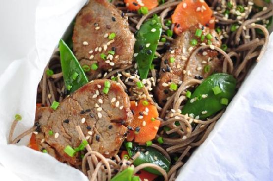 Soba Noodle & Five-Spice Pork Salad Soba Noodle & Five-Spice Pork Salad