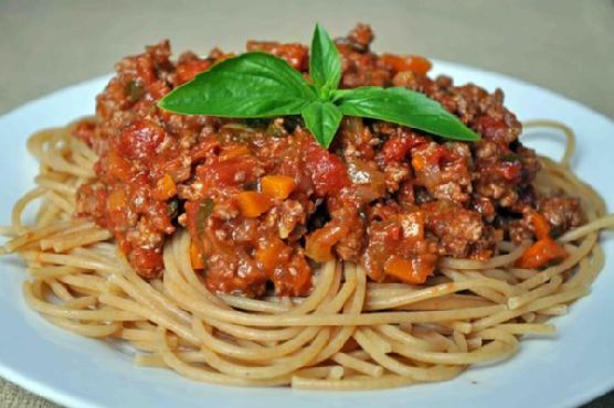 Spaghetti With Bolognese Sauce Spaghetti With Bolognese Sauce