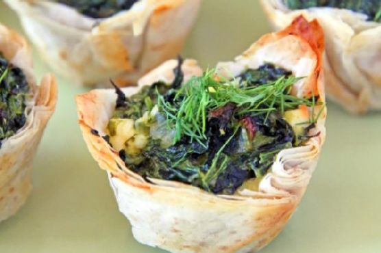 Spanakopita Cups Spanakopita Cups