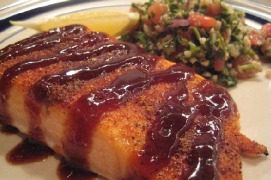 Spice-Rubbed Lemon Barbecue Salmon