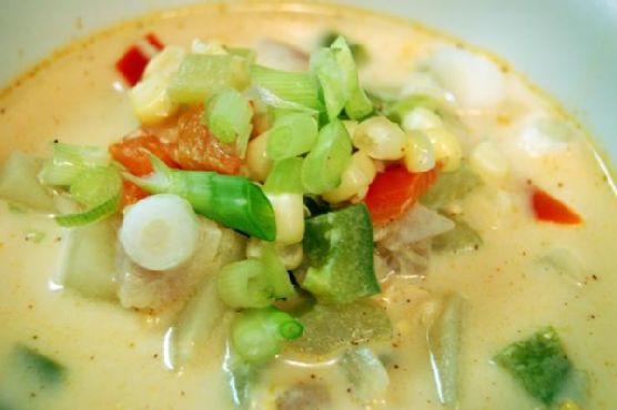Spicy Grilled Corn Chowder Spicy Grilled Corn Chowder
