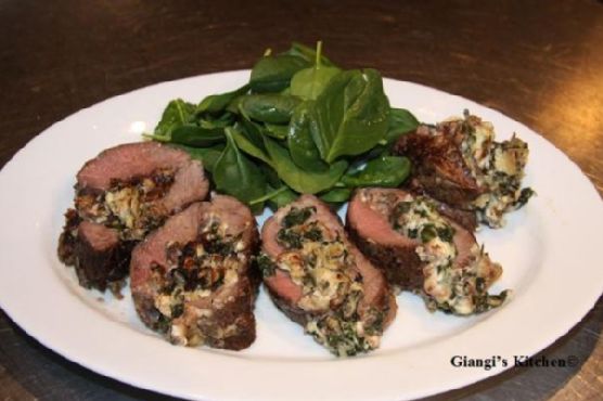 Spinach and Gorgonzola Stuffed Flank Steak Spinach and Gorgonzola Stuffed Flank Steak