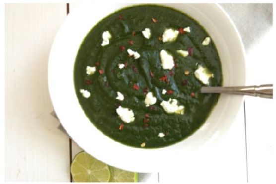 Spinach and potato soup Spinach and potato soup