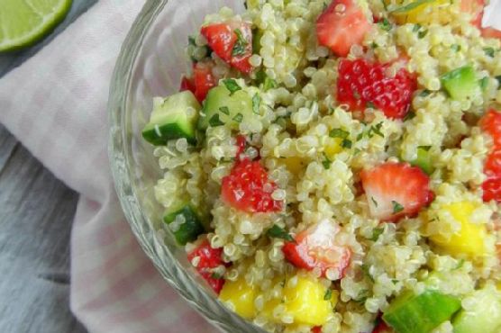 Strawberry-Mango Quinoa Salad Strawberry-Mango Quinoa Salad