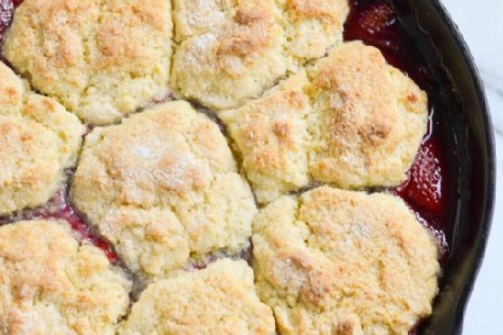 Strawberry-Raspberry Cobbler Strawberry-Raspberry Cobbler