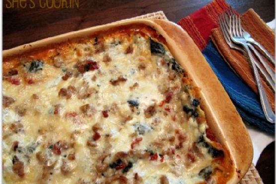 Super Kale and Sausage Lasagna Super Kale and Sausage Lasagna