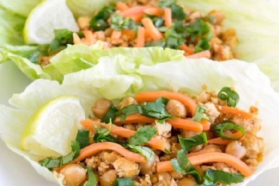 Tofu Chickpeas Lettuce Wraps Tofu Chickpeas Lettuce Wraps