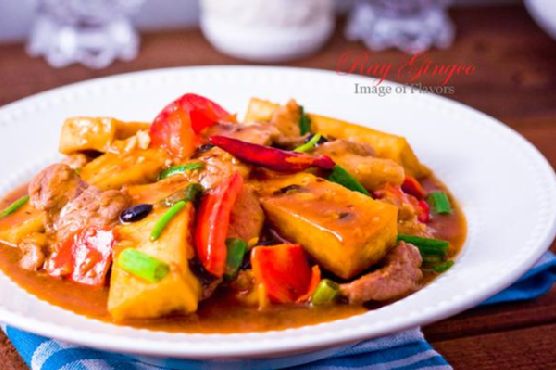 Tokwa Baboy (Braised Tofu With Pork)