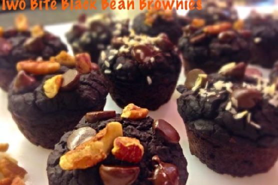 Two Bite Black Bean Brownies