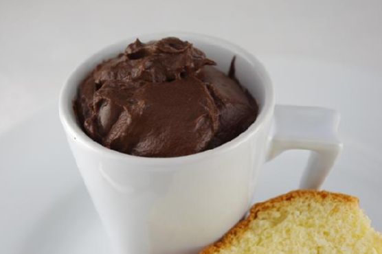 Vanilla Sponge Cake With Chocolate Mocha Pudding
