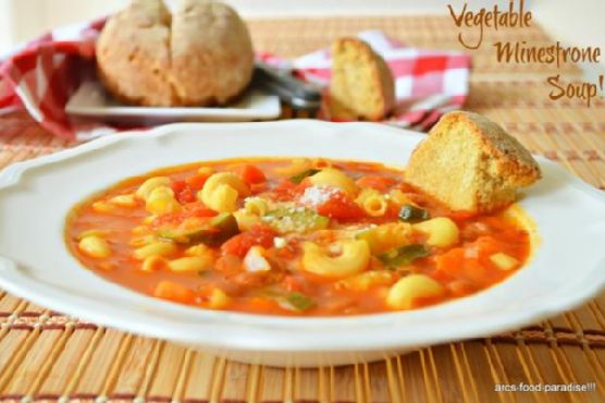 Vegetable Minestrone Soup Vegetable Minestrone Soup