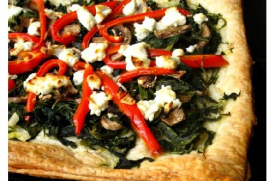 Vegetable Tart With Goat Cheese Vegetable Tart With Goat Cheese