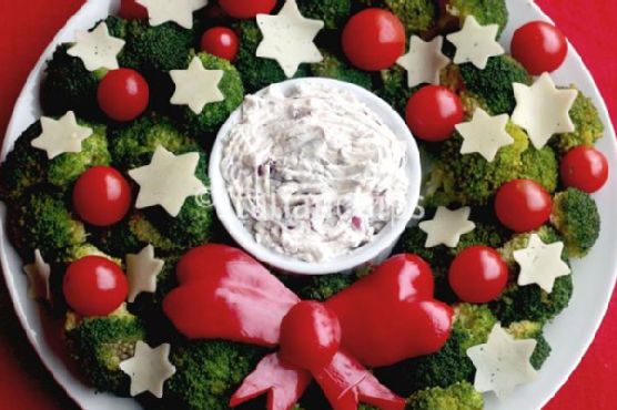 Vegetarian Christmas wreath Vegetarian Christmas wreath