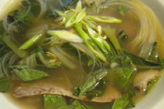 Vietnamese Beef-Noodle Soup With Asian Greens, Okay Vietnamese/japanese Vietnamese Beef-Noodle Soup With Asian Greens, Okay Vietnamese/japanese