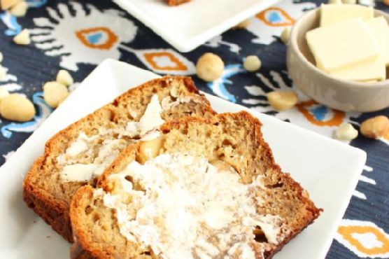White Chocolate Macadamia Banana Bread White Chocolate Macadamia Banana Bread