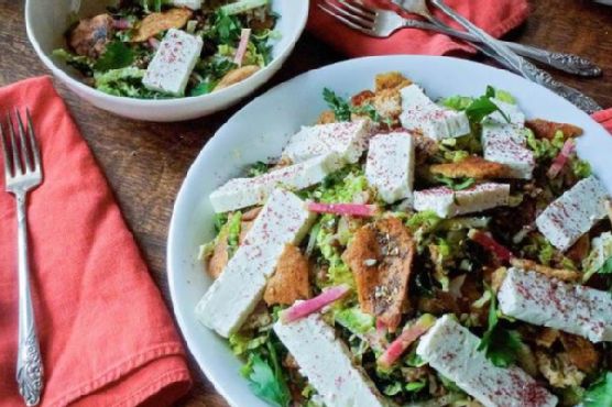 Winter Fattoush Salad Winter Fattoush Salad