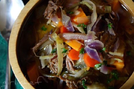 Wintery Vegetable Beef Soup Wintery Vegetable Beef Soup