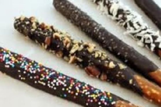Xocolate Covered Pretzel Rods Xocolate Covered Pretzel Rods