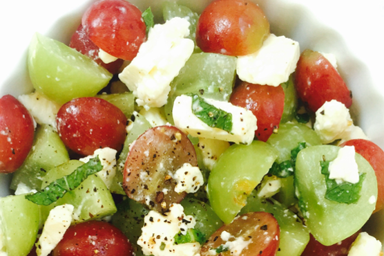 Grape, Feta, & Mint Salad