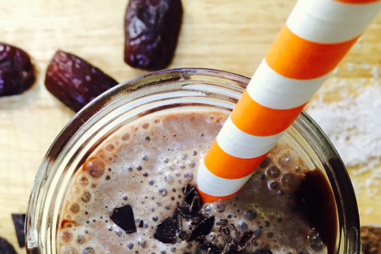 Chocolate Caramel Sea Salt Smoothie