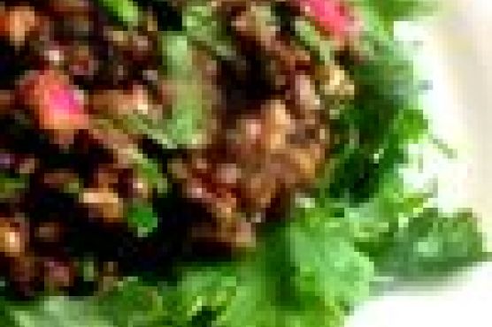 Lentil Salad with Rye Berries and Sun-Dried Tomatoes