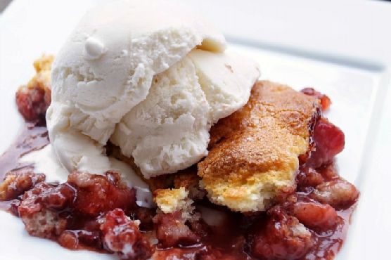 Strawberry and Nutella Cobbler Strawberry and Nutella Cobbler