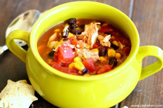 Slow Cooker Chicken Taco Soup Slow Cooker Chicken Taco Soup