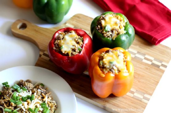 Chorizo and Beef Quinoa Stuffed Pepper Chorizo and Beef Quinoa Stuffed Pepper